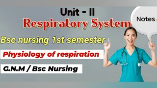 Respiratory System1 physiology of respiration notes 🫁 physiologynursingnotes nursingnotes [upl. by Arretak83]