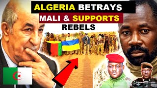 Burkina Faso Niger amp Mali surprised by Algerias support for the rebels claiming rebels are at war [upl. by Akinirt]