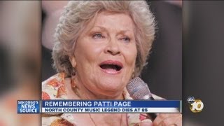 Country music singer Patti Page passes away at age 85 [upl. by Debarath226]