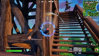 FIGHT AT LONE LODGE TOWER  Fortnite [upl. by Tristas]