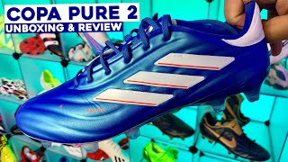 adidas Copa Pure 2  UNBOXING amp REVIEW [upl. by Bethina]