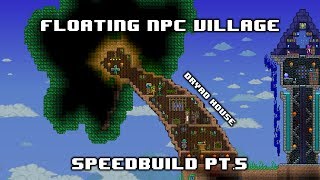 SPEEDBUILD  Floating NPC Village 5 Dryad House [upl. by Aerdnat]