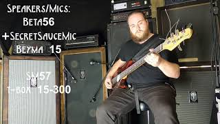 Cosmic Terror 4x15 Hasheeshian Cab  Sunn Coliseum 300  5string Bass tuned to A [upl. by Ardnek]