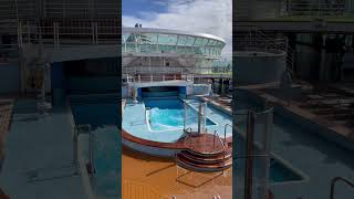 Rough seas sailing over the bay of biscay on PampO Ventura cruise ship cruiseship ocean [upl. by Akilat]