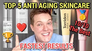 INSTANT ANTI AGING RESULTS  Top 5 Anti Aging Skincare Products [upl. by Xuagram]