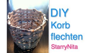 DIY Aufbewahrung  Korb [upl. by Anelle]