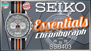 Head Turner  Seiko Essentials MecaQuartz 100m Chronograph SSB403 Unbox amp Review [upl. by Tsui887]