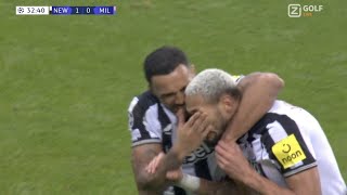 Joelinton Goal vs Milan [upl. by Nylear]