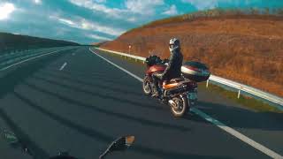 Aprilia Caponord 2002 ETV 1000 short drive test handling curves [upl. by Dicky]