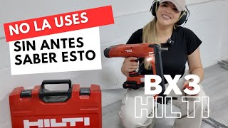 BX3 HILTI  pistola clavadora concreto Hierro a Batería [upl. by Griffy]