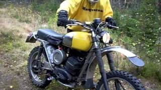 Pt 2 Deep in the forest  Husqvarna motocross 250 1968 in the north east of Dalecarlia in Sweden [upl. by Stempien395]