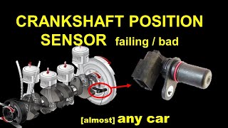 Crankshaft position sensor how it works symptoms problems [upl. by Elfrida480]