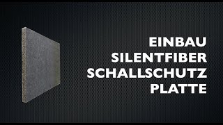 Einbau SilentFiber SCHALLSCHUTZPLATTE Schallschutz zum Nachbarn Schalldämmung selbst verbessern [upl. by Clarkin]