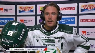 Joakim Nygård intervju efter segern mot Växjö  Växjö Lakers  Färjestad BK  20240924 [upl. by Maynard243]