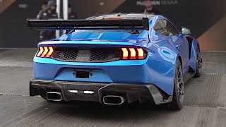 2025 Ford Mustang GTD loud exhaust Sound  FLATOUT at Goodwood FoS  Burnouts Accelerations amp More [upl. by Aicram27]