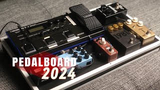 PEDALBOARD 2024  GT1 e Pedais WORSHIP Setup Br  Rundown 2024 [upl. by Meri]