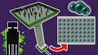 Minecraft  Easy ENDERMAN XP FARM in 120 Bedrock amp Java Edition  Tutorial [upl. by Auot]