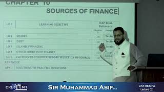 CAF 6 Sir Asif Lecture 02 [upl. by Nahgen]