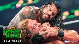 FULL MATCH Roman Reigns vs Edge — Universal Title Match WWE Money in the Bank 2021 [upl. by Angelina]