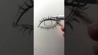 Drawing eyes art art eyes tutorial sketch shorts [upl. by Ahsieit]