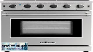 Thor 30Inch Stainless Steel 5 Burners Convection Oven Freestanding Gas Range Review [upl. by Nomal]