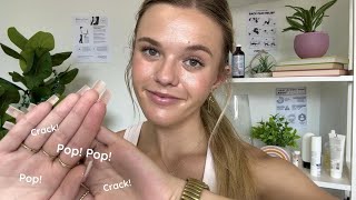 ASMR Chiropractor Roleplay 🦴🩺 overlay cracks [upl. by Photina221]