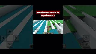 Construindo uma arena de tiro esportivo parte 2 minecraft building [upl. by Ynar]