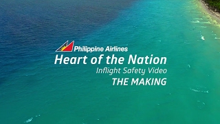 PALs Heart of the Nation Inflight Safety Video The Making [upl. by Sirtemed]