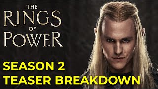 The Lord of the Rings The Rings of Power Official Teaser Trailer Breakdown amp Season 2 Expectations [upl. by Mirielle]