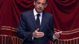 Discours de N Sarkozy devant le Parlement réuni en Congrès à Versailles [upl. by Lai409]