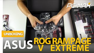 Asus Rampage V Extreme  Unboxing  Hands On [upl. by Nyrat]