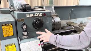 Leblond Lathe 15” x 54” Test [upl. by Faxen802]