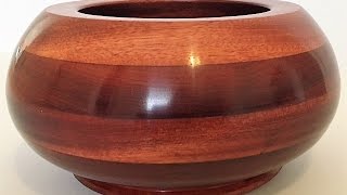 Woodturners Journal Bloodwood Bowl [upl. by Oderfla]