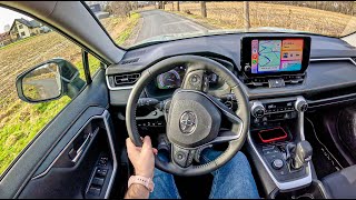 NEW Toyota RAV4 Adventure 2024 25 Hybrid 222 HP 0100 POV Test Drive 1973 Joe Black [upl. by Berglund]