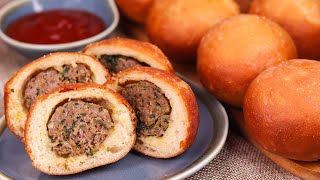 How to Make MeatFilled Savoury Doughnuts [upl. by Jojo]