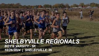 2024 Shelbyville Regionals  Boys 5K  Sam Quagliaroli [upl. by Audrit909]