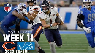 Chicago Bears Top Plays vs Detroit Lions  2023 Regular Season Week 11 [upl. by Hyo]