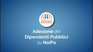 Adesione dei dipendenti pubblici su NoiPA [upl. by Shena905]