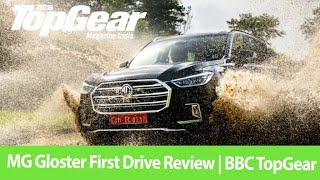 2020 MG Gloster Review  New King of the Road City Highway and OffRoad Tests  BBC TopGear India [upl. by Wengert]