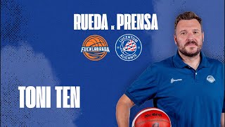 Rueda de prensa Toni Ten  Baloncesto Fuenlabrada VS HLA Alicante [upl. by Armat]