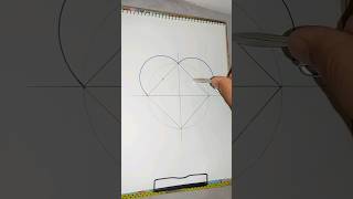 Dil Ka Design ✍️♥️♥️How to mark heart design [upl. by Ened]