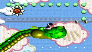 Walkthrough FR l Yoshi Story l Partie 31  Virée Céleste ALL MELON ALL HEARTS [upl. by Anai840]