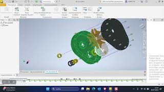Inventor 2025  Explosionszeichnung für ein MalteserKreuzradgetriebe [upl. by Vihs977]