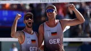 Olympische Spiele 2024 Die deutschen Beachvolleyballer holen die Silbermedaille [upl. by Dwayne623]