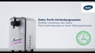 Debic PerfoVerbindungssystem für Sahneautomaten [upl. by Sorazal]