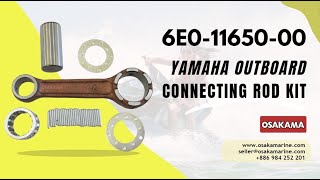 Connecting Rod Set 6E01165000 Yamaha Outboard by Osaka Marine Industrial Manuf yamaha vlog [upl. by Aserehtairam]