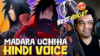 Madara Uchiha Official Hindi Voice Is Just As I Expected In Naruto Shippuden [upl. by Dalohcin564]