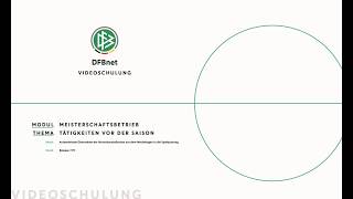 Übernahme der Wunschanstoßzeiten durch Spielplaner  DFBnet Videoschulung [upl. by Stover638]