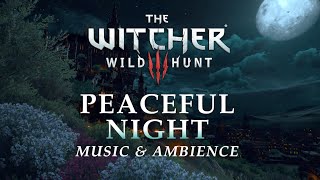 The Witcher Music amp Ambience  Peaceful Night in Toussaint in 4K [upl. by Liatrice948]