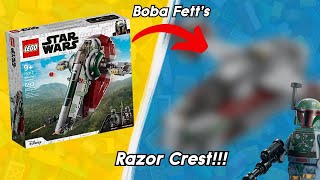 75312 Alternate Build Review  Boba Fetts Razor Crest [upl. by Shirline]